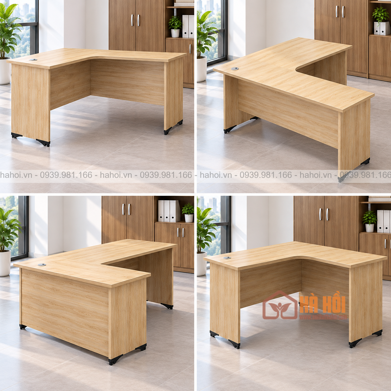 Bàn làm việc chữ L 1m4 hiện đại BVP18 - Ảnh 3