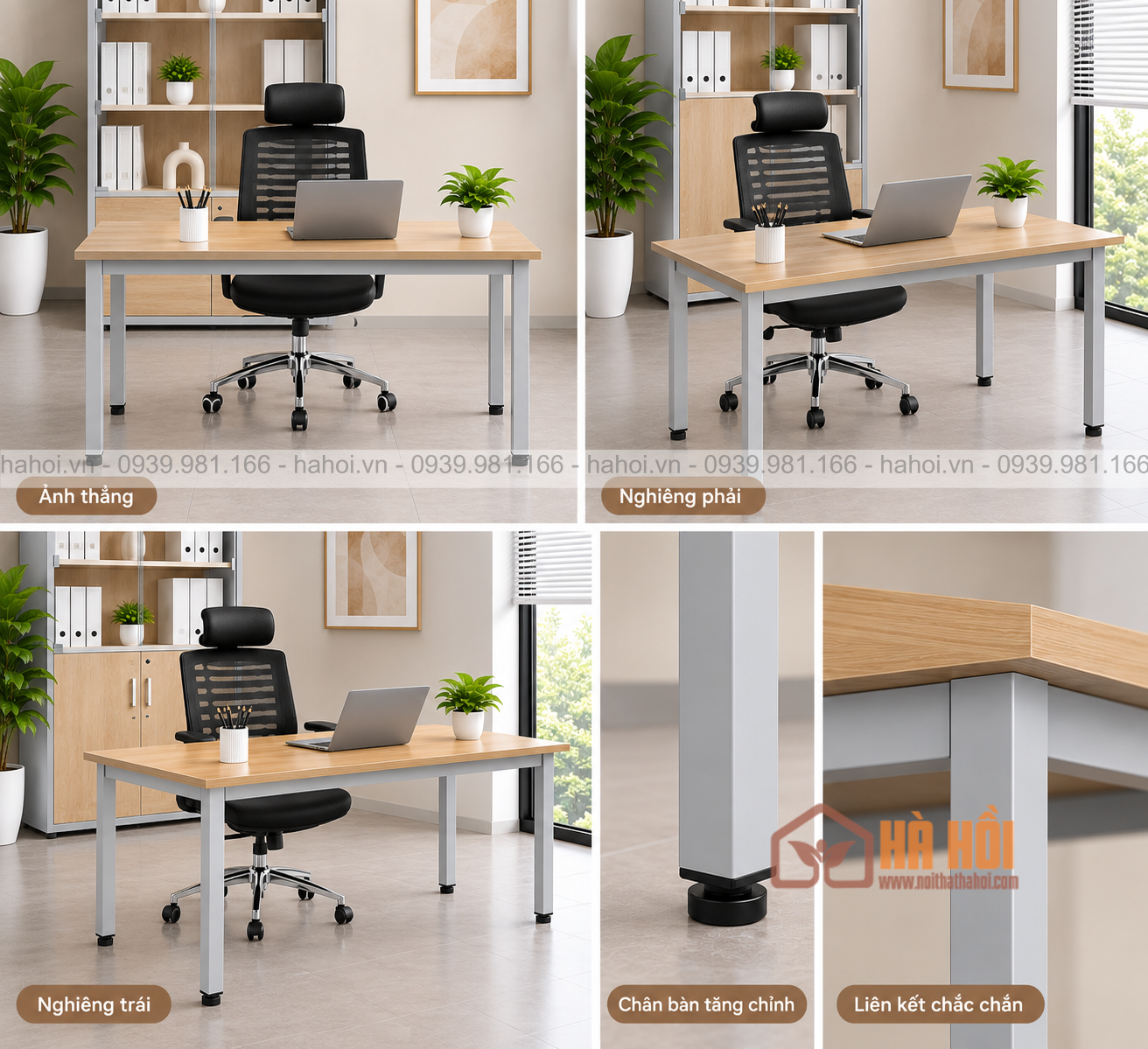 Bàn nhân viên chân sắt 1m2 BVP03 - Ảnh 3