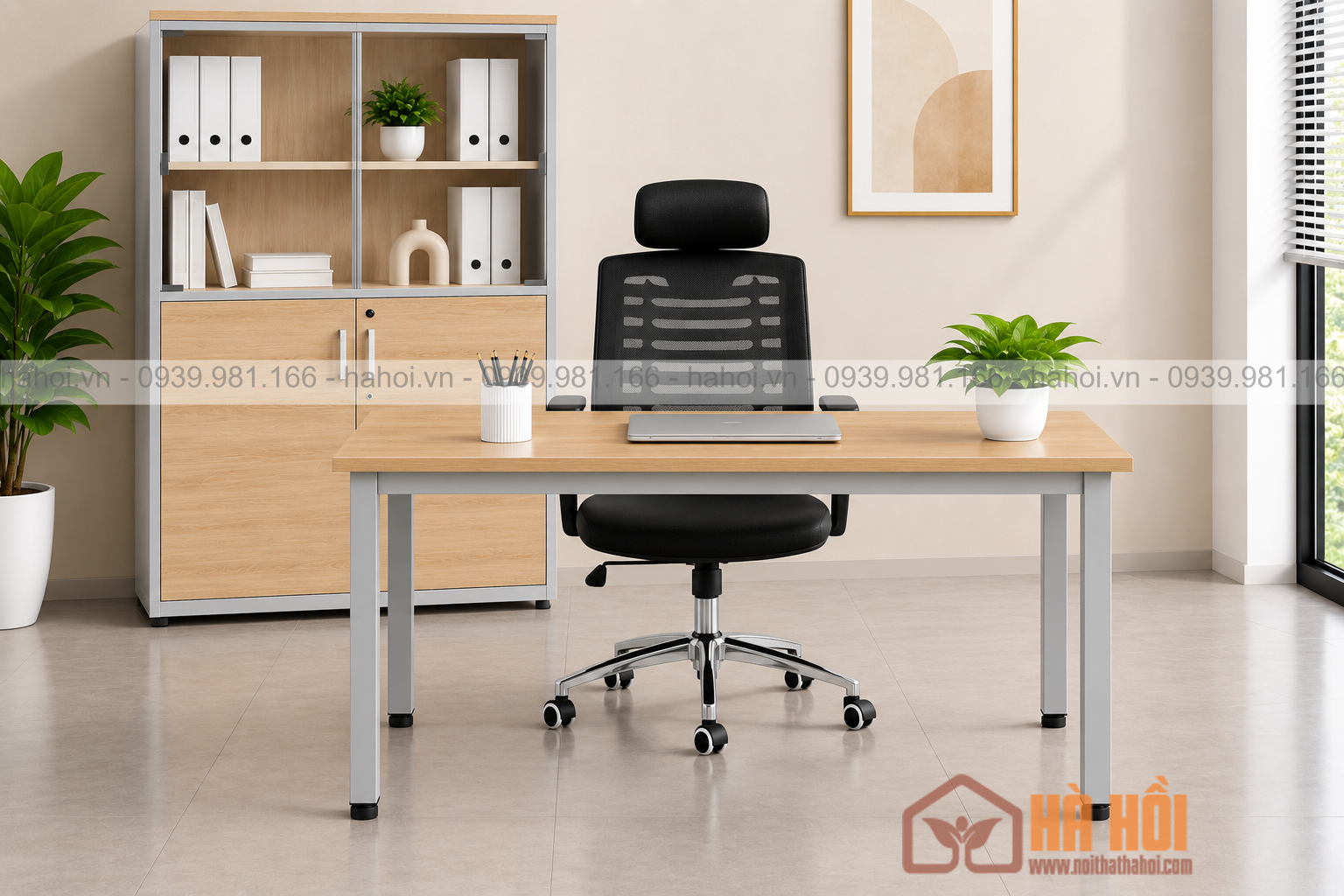 Bàn nhân viên chân sắt 1m2 BVP03 - Ảnh 2