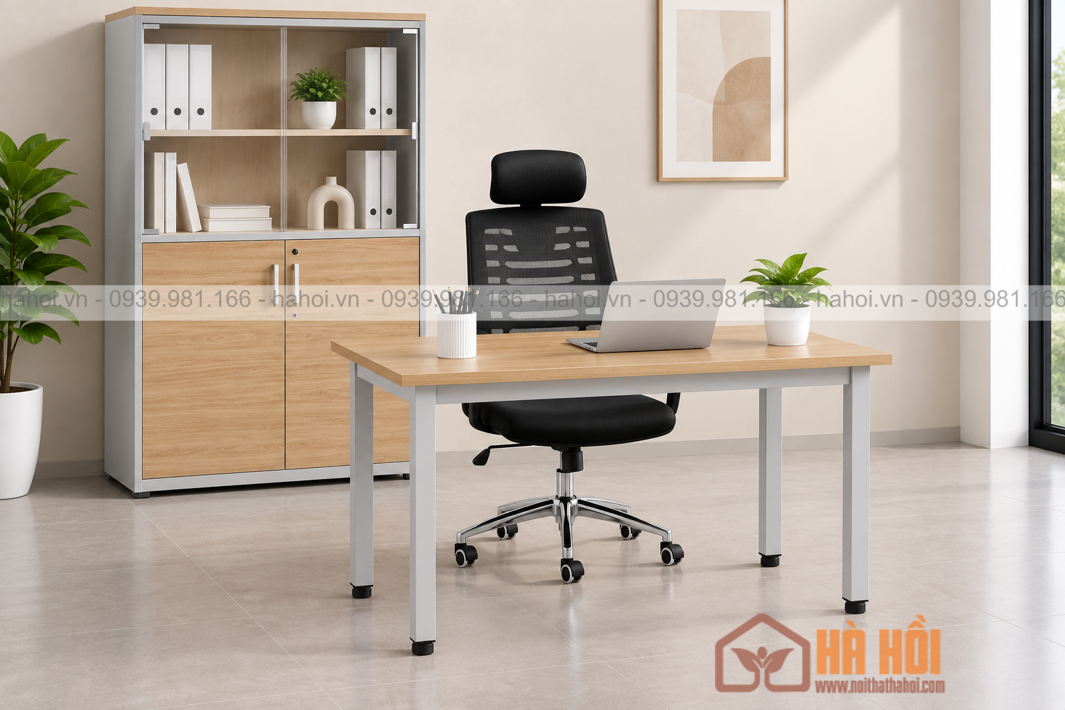 Bàn nhân viên chân sắt 1m2 BVP03