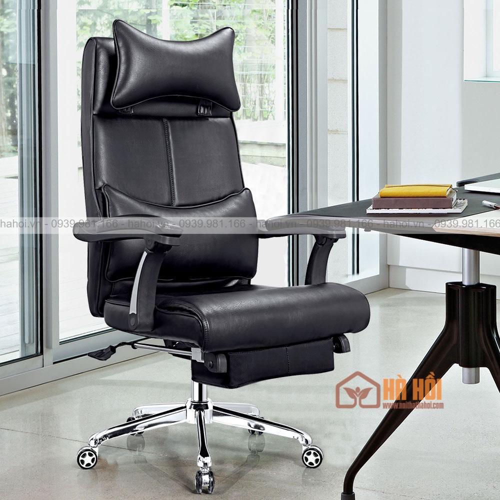Ghế giám đốc da ngả lưng có gác chân XD12