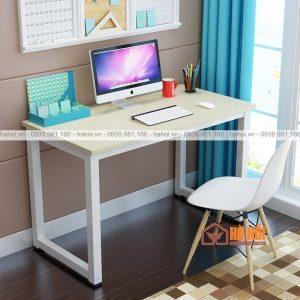 Bàn nhân viên chân sắt trắng 1m2 BVP07