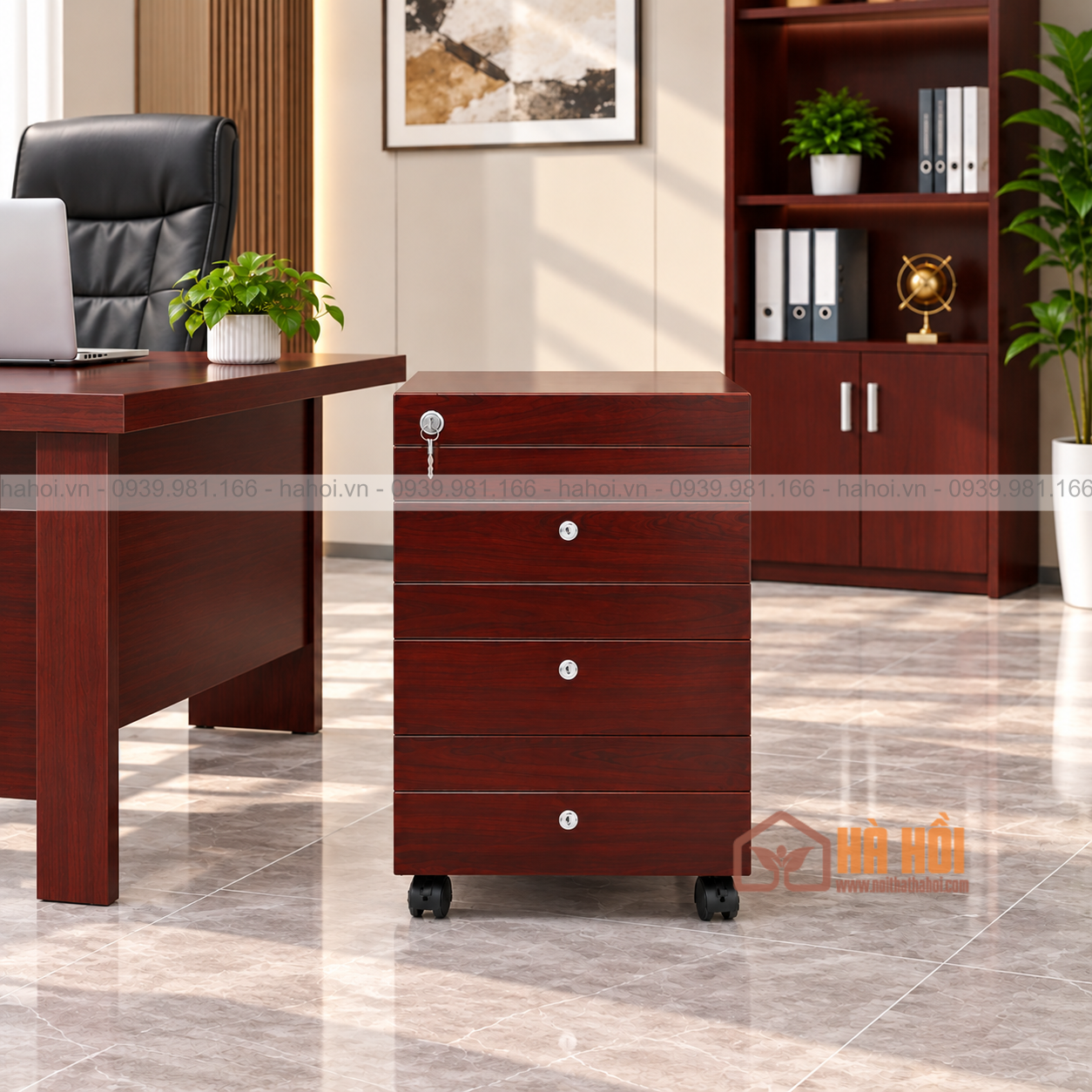 Hộc tủ di động giám đốc HTN3