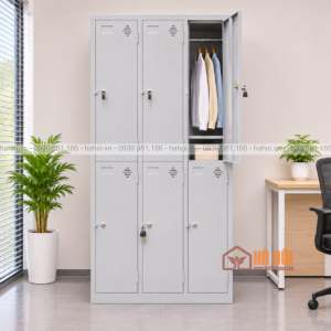 Tủ quần áo sắt 6 cánh QAS06