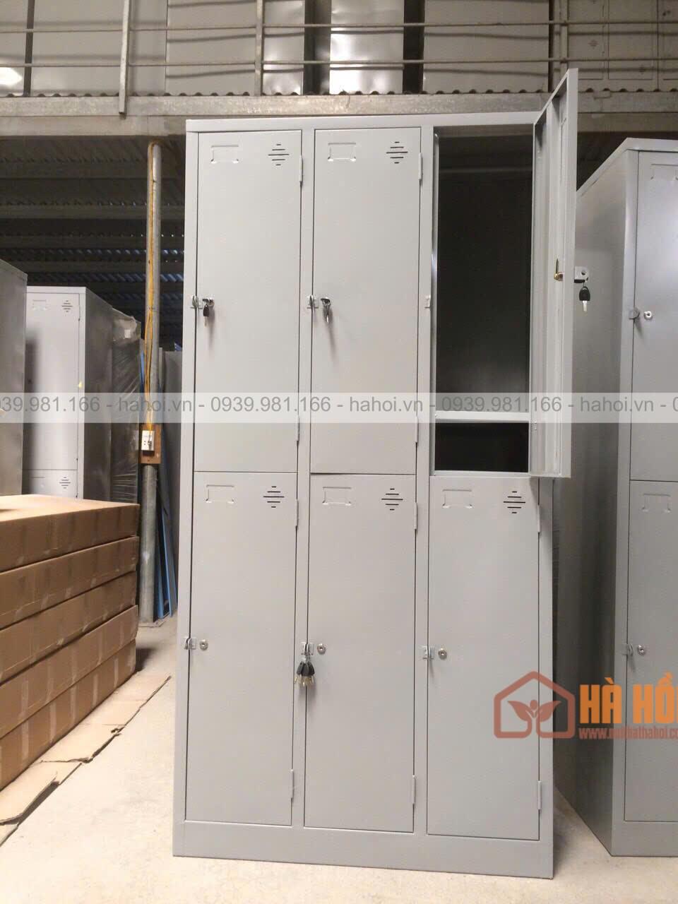Tủ sắt đựng quần áo QAS06 - Ảnh 2