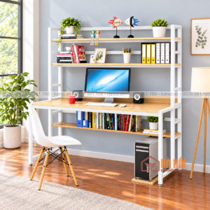 Bàn làm việc liền giá sách BLG06T
