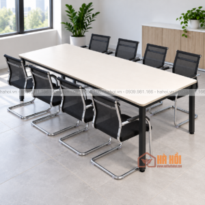 Bàn họp chân sắt 2m4 BHS1