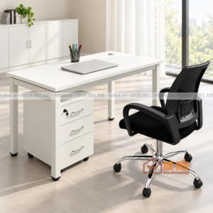 Bàn nhân viên chân sắt 1m2 BVP03