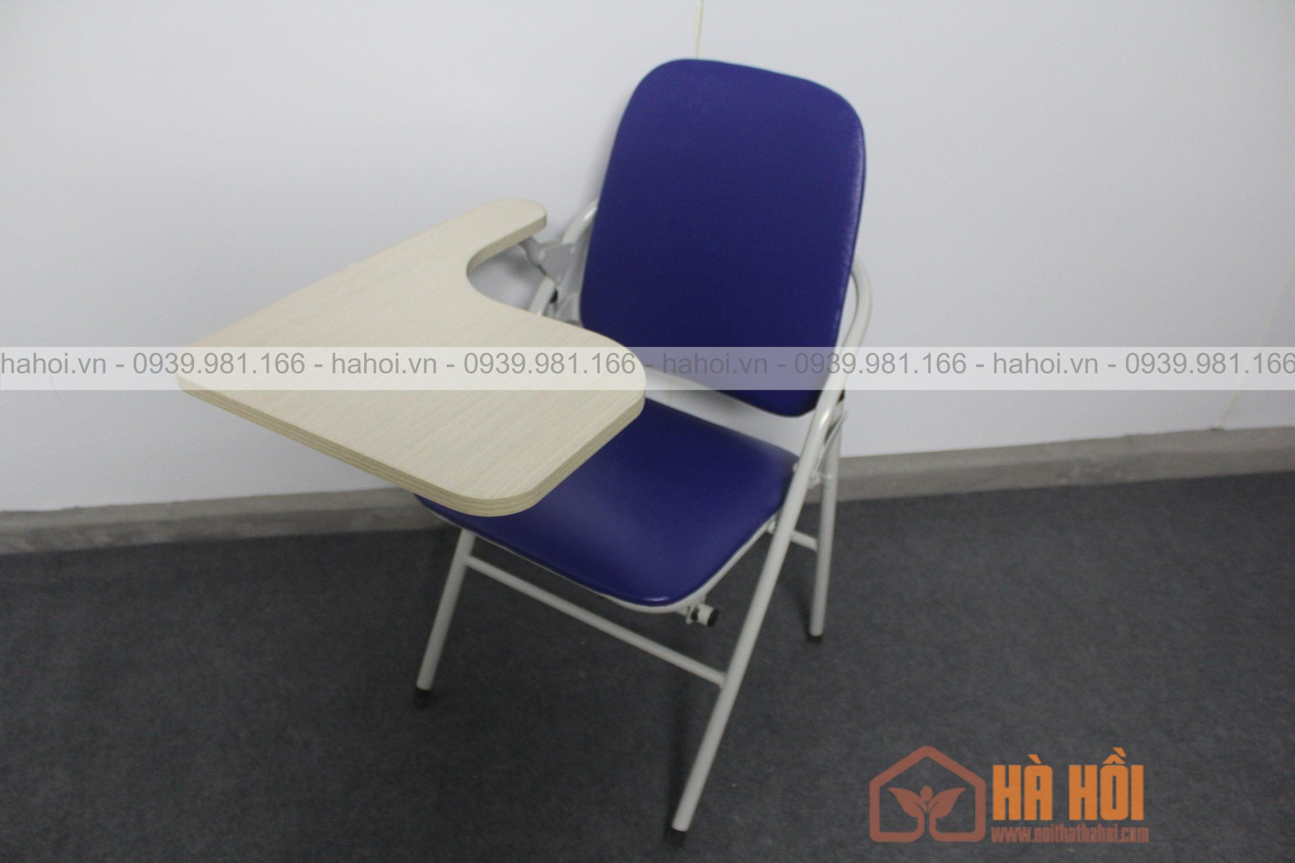 Ghế Liền Bàn Chân Sơn màu xanh lam GLB01X - Ảnh 5