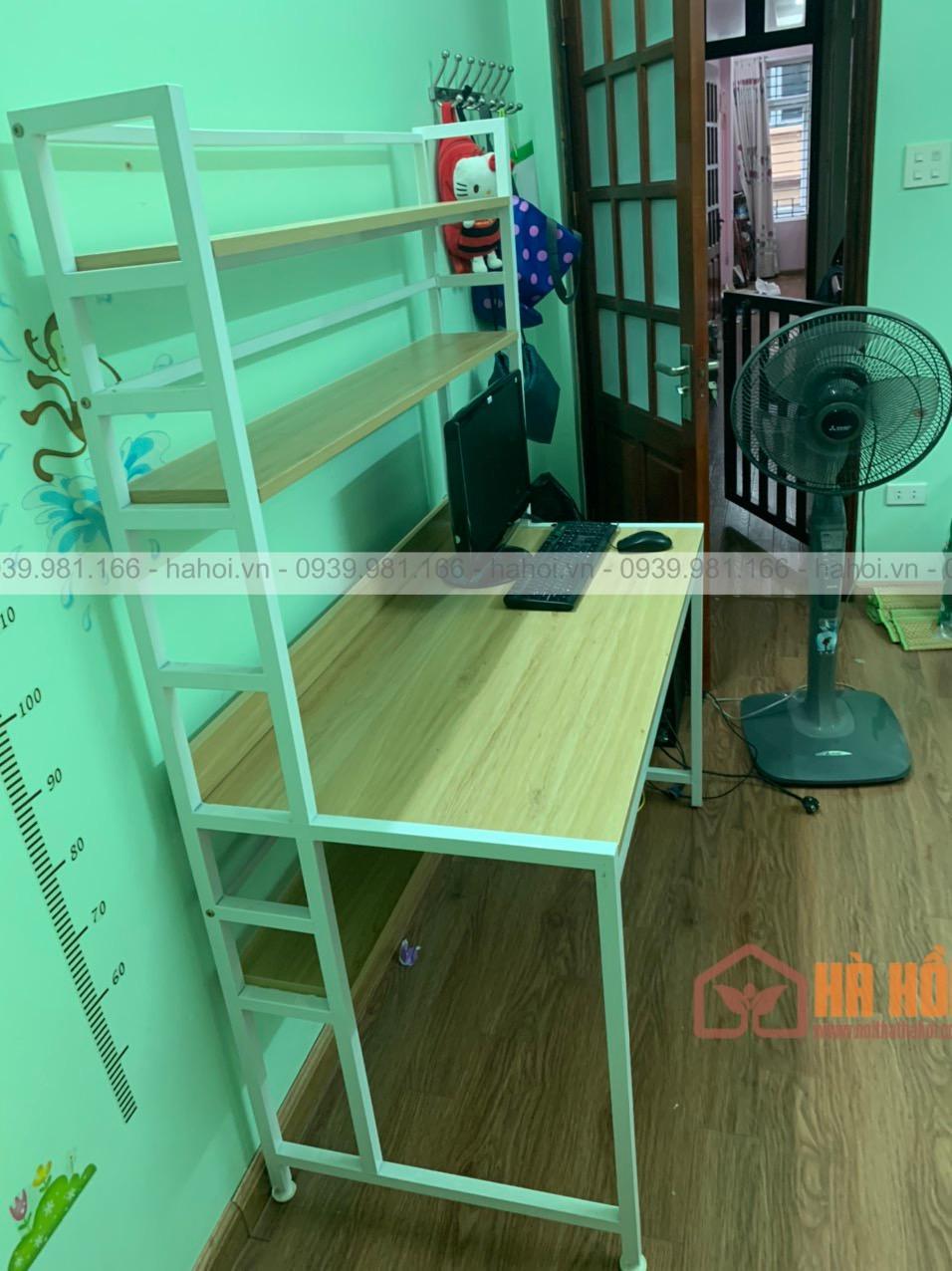Bàn làm việc liền giá sách BLG06T - Ảnh 3