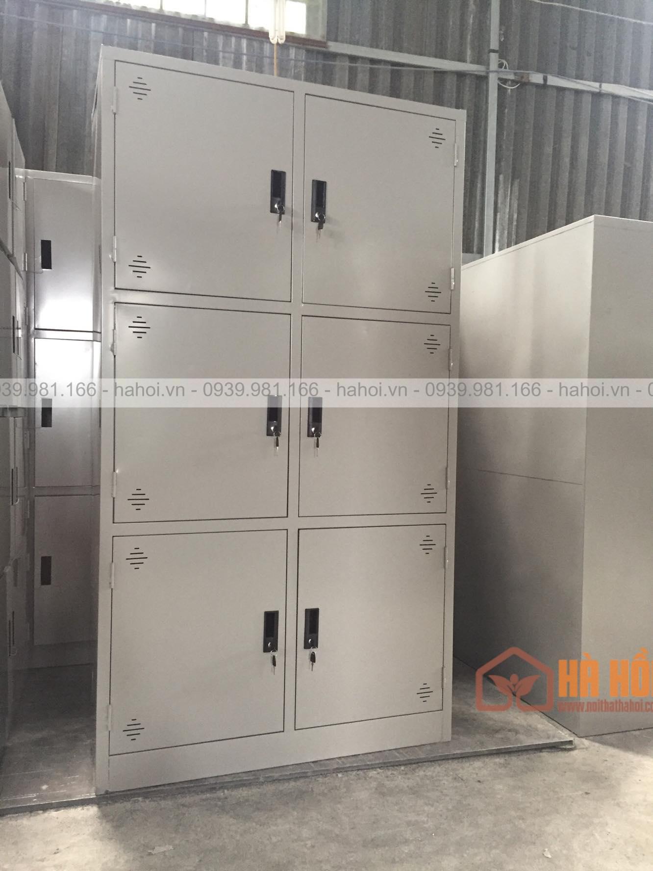 Tủ sắt văn phòng 6 cánh K6 - Ảnh 3