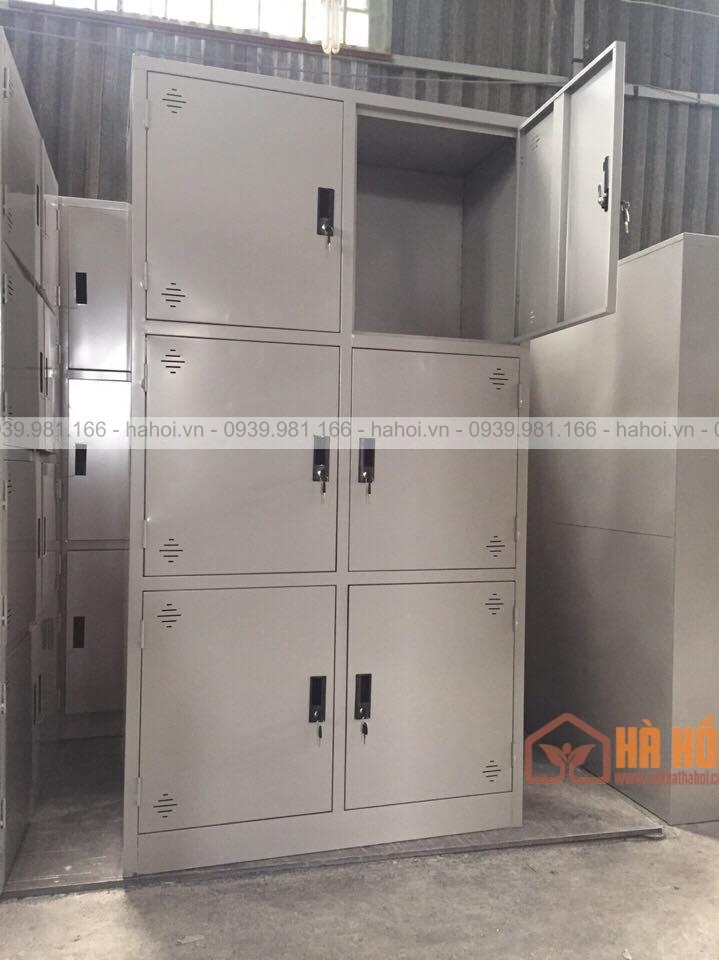Tủ sắt văn phòng 6 cánh K6 - Ảnh 2