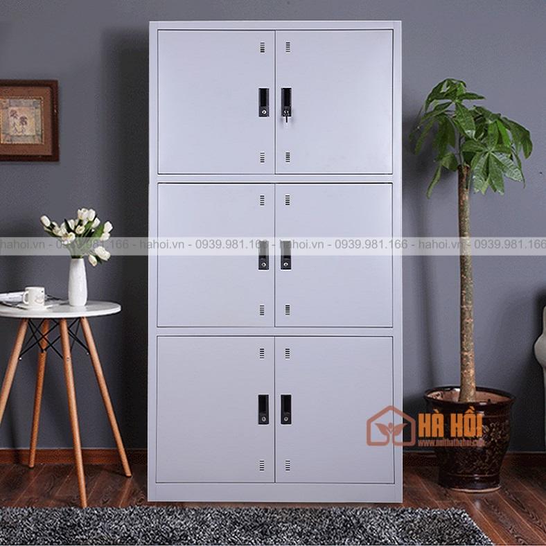 Tủ sắt văn phòng 6 cánh K6