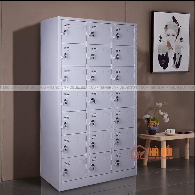 Tủ sắt locker 21 ngăn LK21