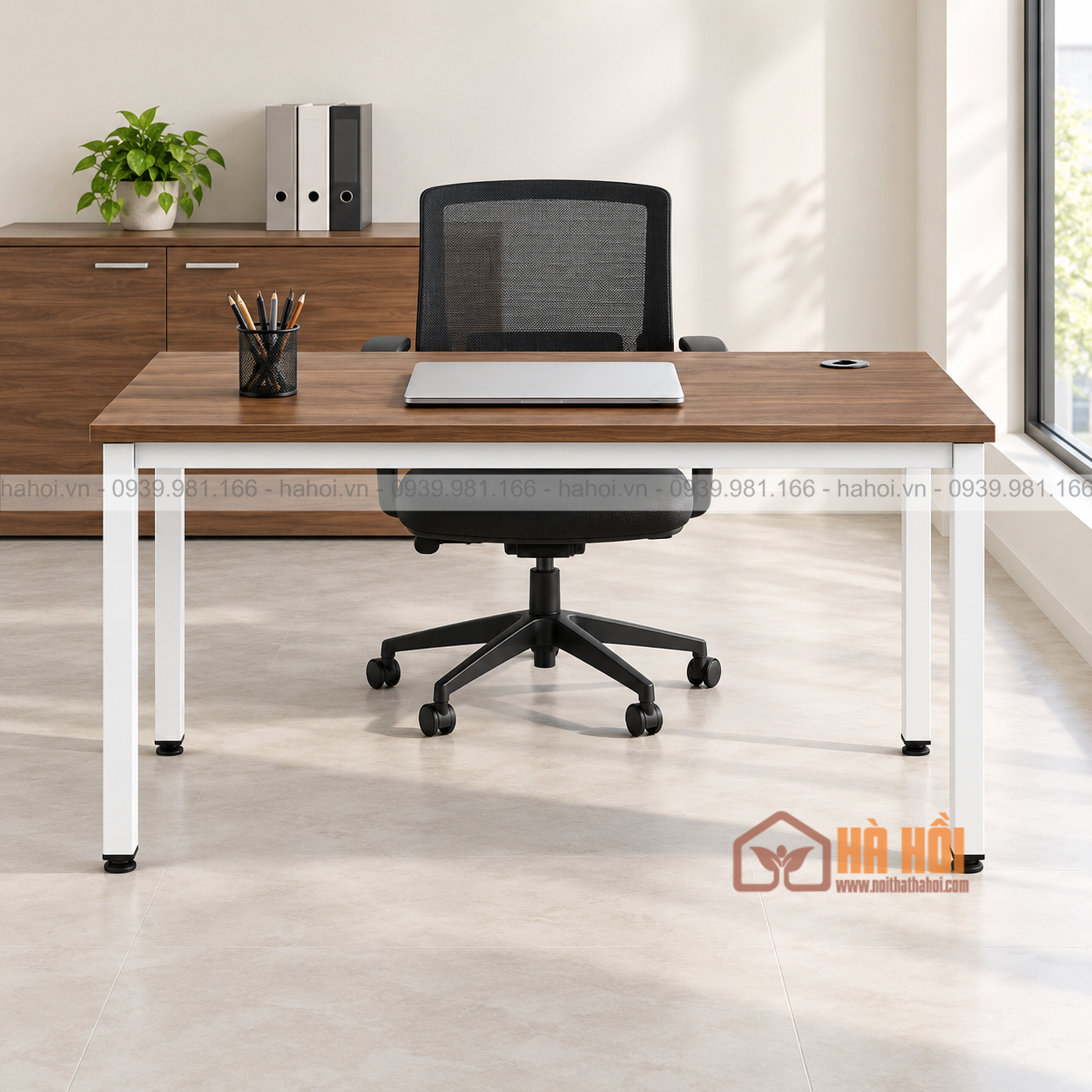 Bàn nhân viên chân sắt 1m2 BVP03 - Ảnh 2