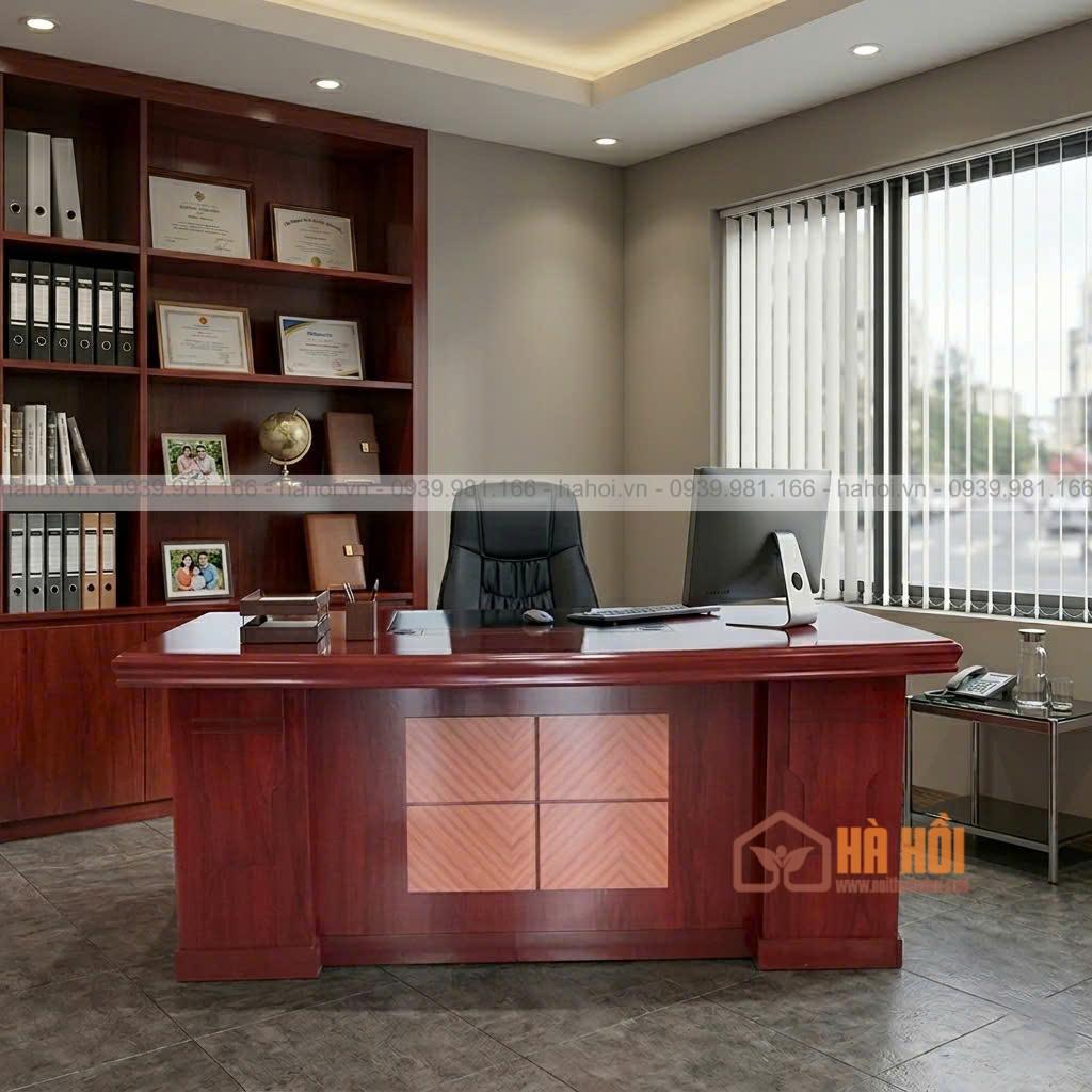 Bàn giám đốc không hộc 1m6 BLĐ8