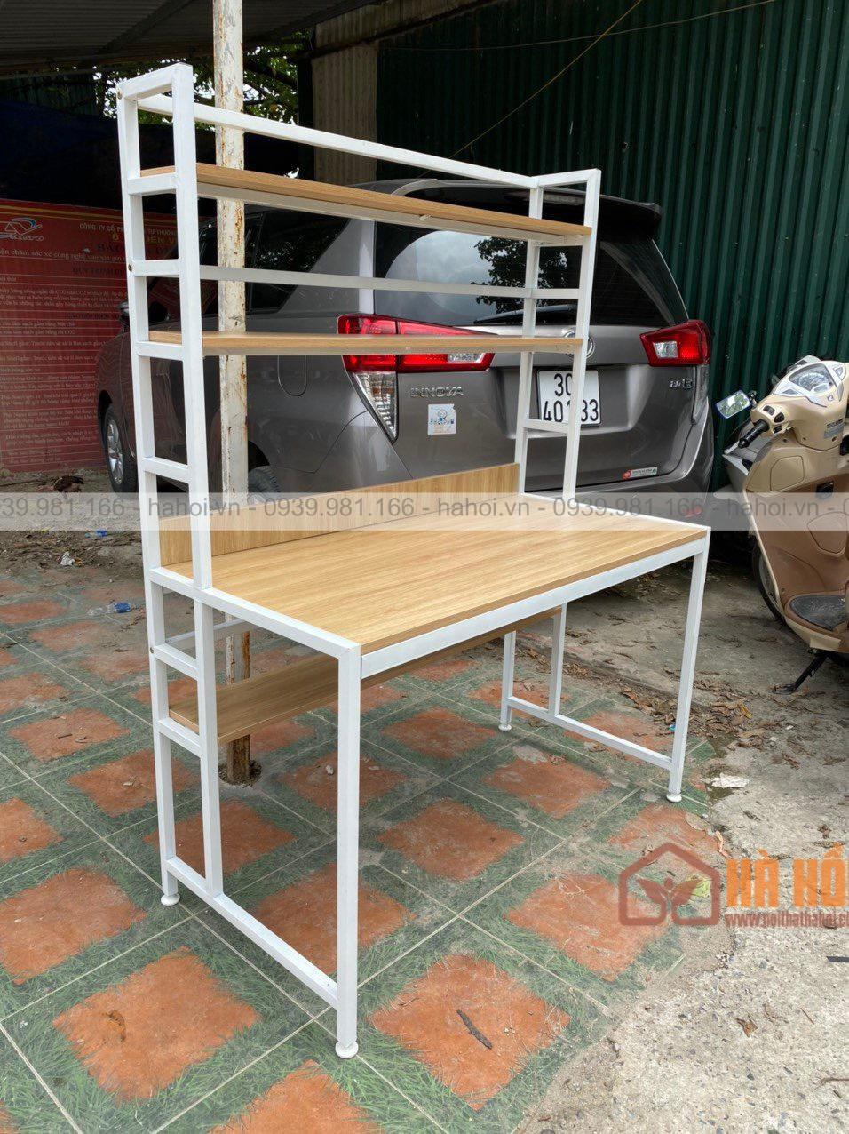 Bàn làm việc liền giá sách BLG06T - Ảnh 2
