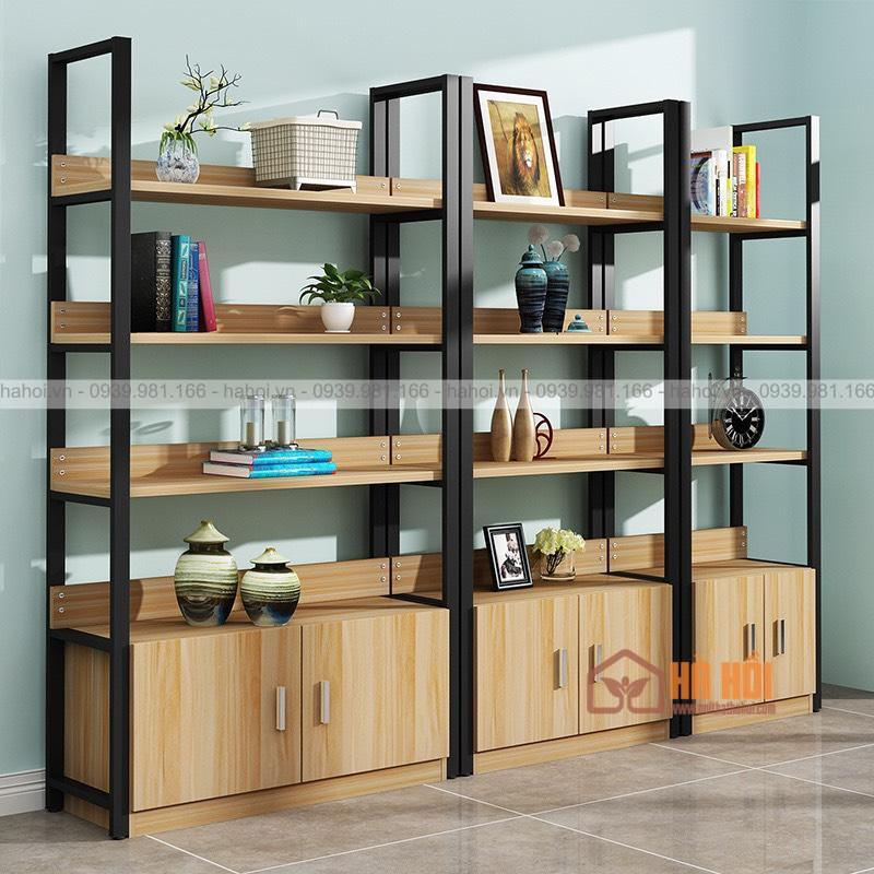 Tủ kệ trang trí văn phòng KTT02