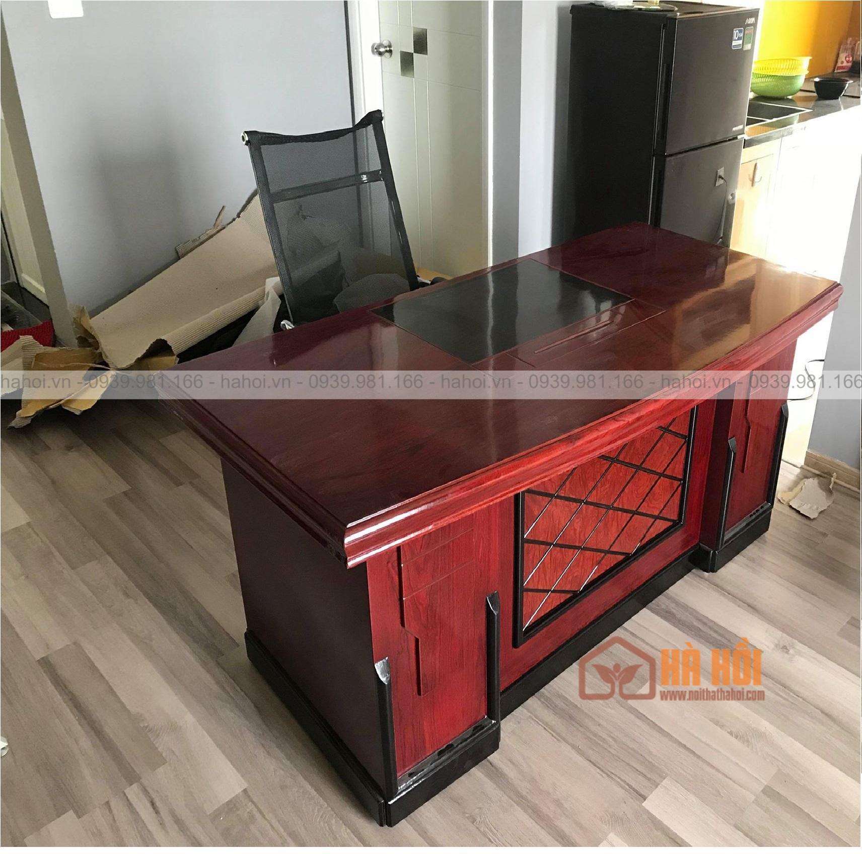 Bàn giám đốc không hộc 1m6 BLĐ6 - Ảnh 3