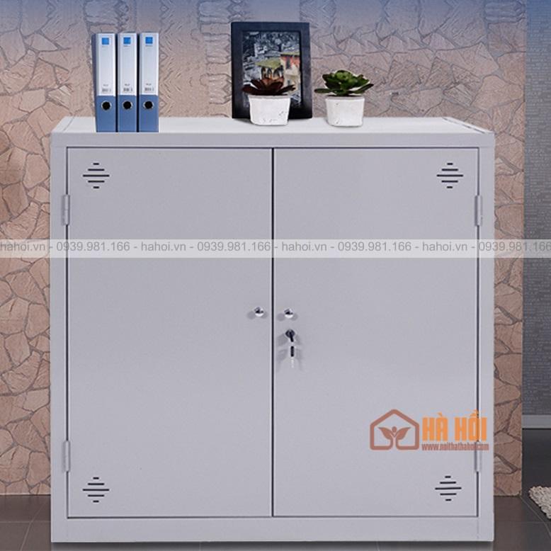 Tủ sắt thấp 2 cánh TS02