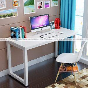 Bàn nhân viên chân sắt trắng 1m2 BVP07T