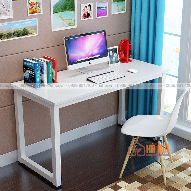 Bàn nhân viên chân sắt trắng 1m2 BVP07T