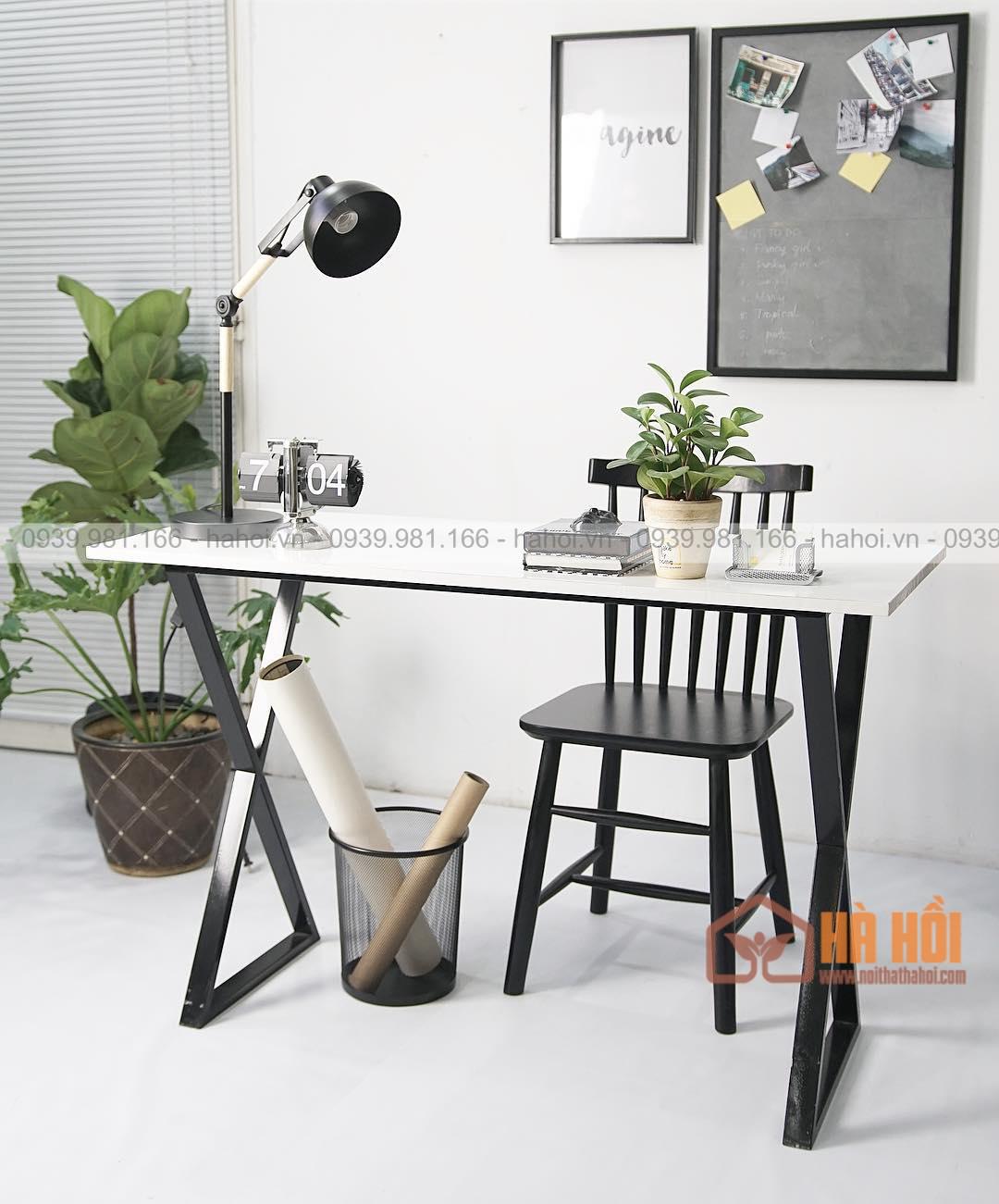 Bàn chân sắt chữ X 1m2 BX2D - Ảnh 3