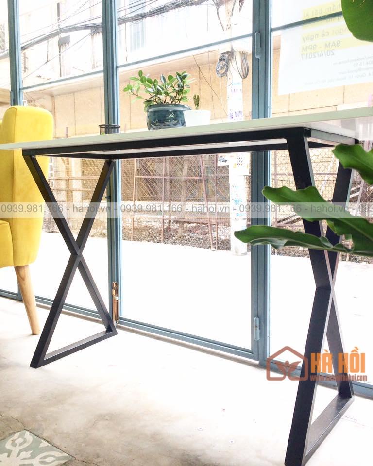 Bàn chân sắt chữ X 1m2 BX1D - Ảnh 3