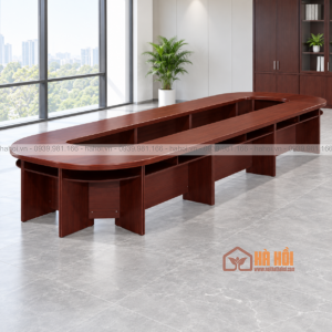 Bàn họp nâu cao cấp 4m BHN8