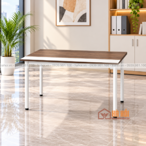 Bàn nhân viên chân sắt trắng BVP02T