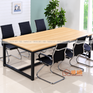 Bàn họp chân sắt 2m BHS3