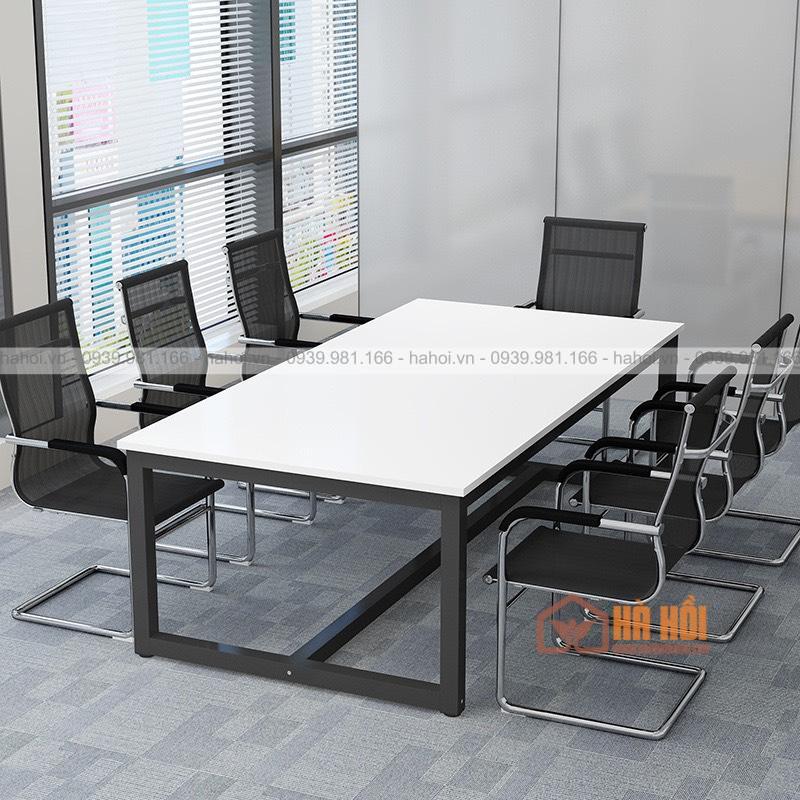 Bàn họp chân sắt 2m BHS3