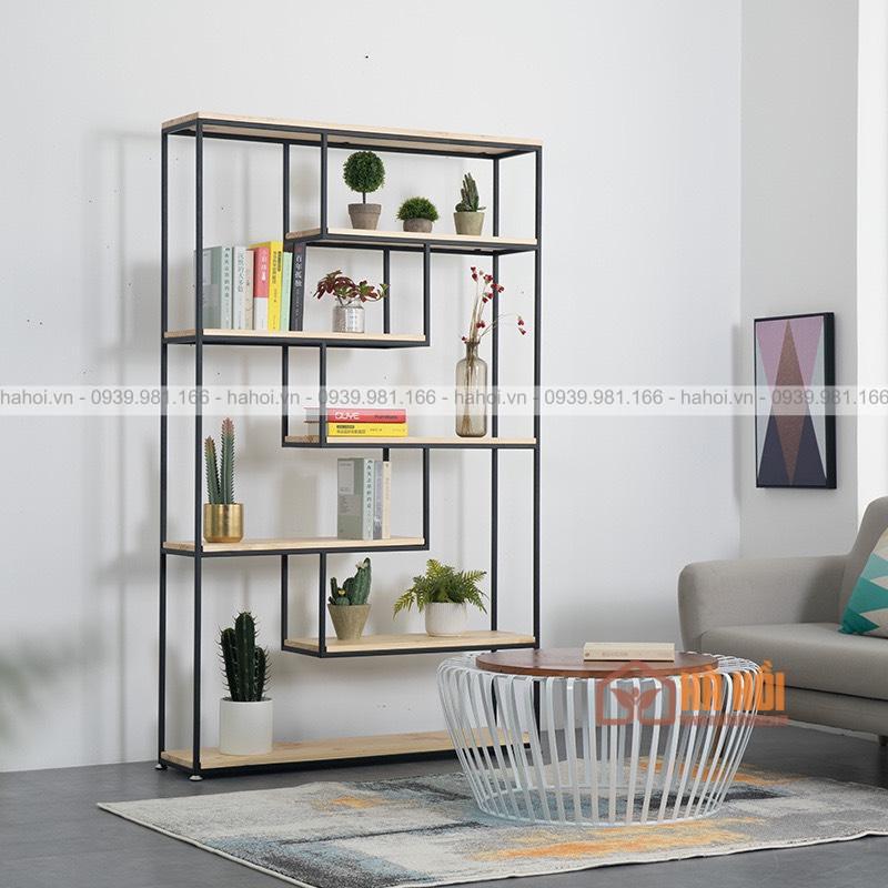 Kệ gỗ trang trí văn phòng KTT12