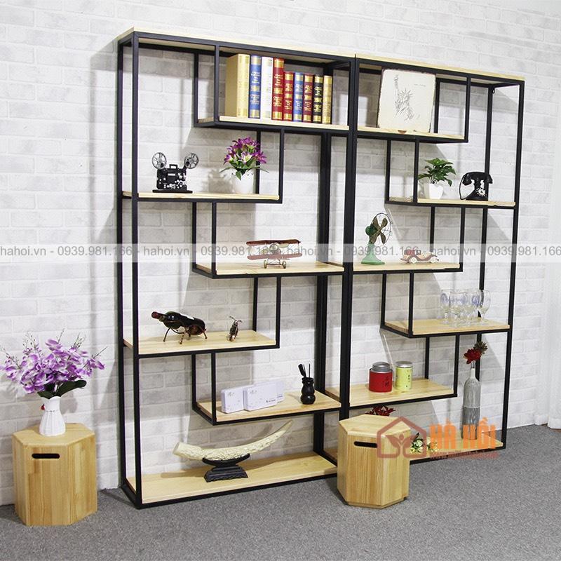 Kệ gỗ trang trí văn phòng KTT12 - Ảnh 2