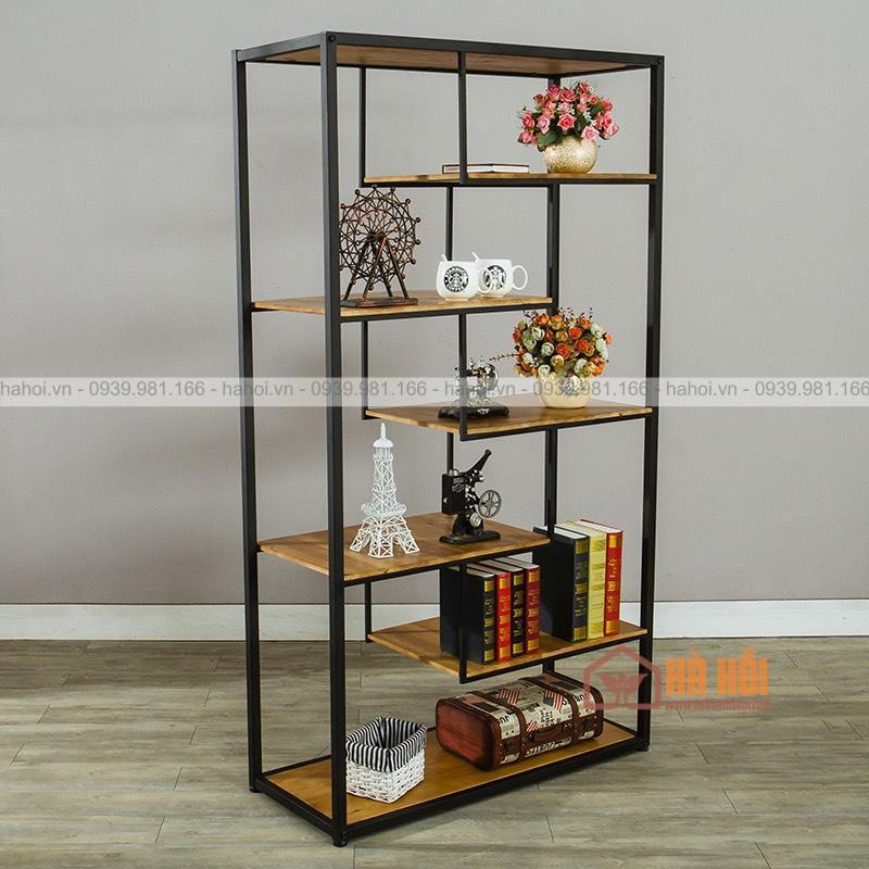 Kệ gỗ trang trí văn phòng KTT12 - Ảnh 3