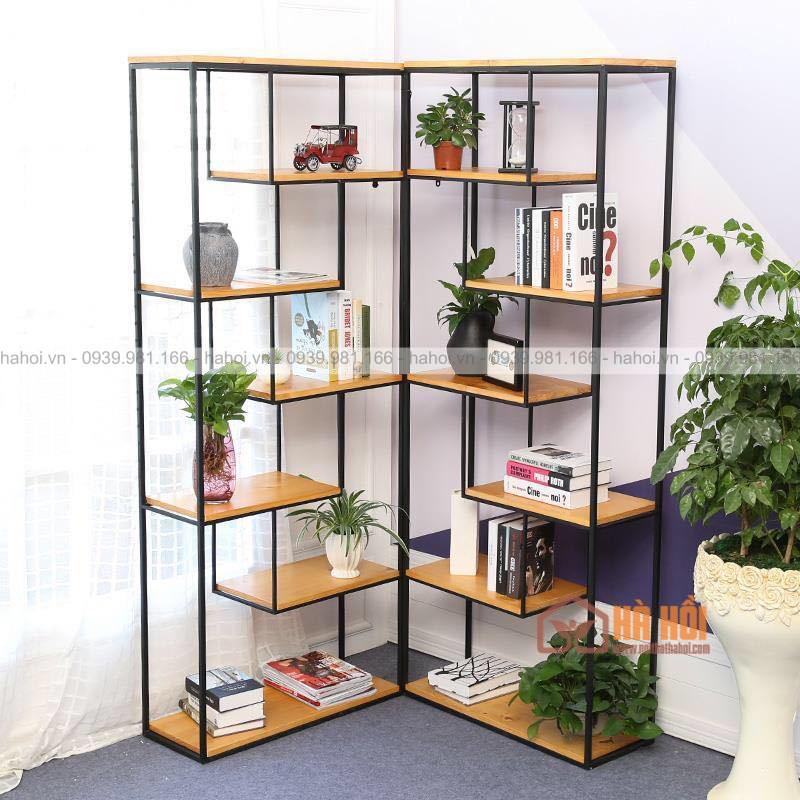 Kệ gỗ trang trí văn phòng KTT12 - Ảnh 6