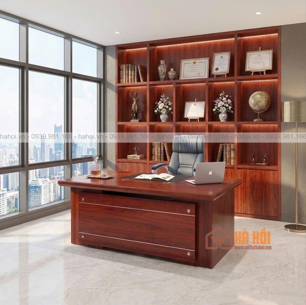 Bàn giám đốc có hộc 1m6 BLĐ9