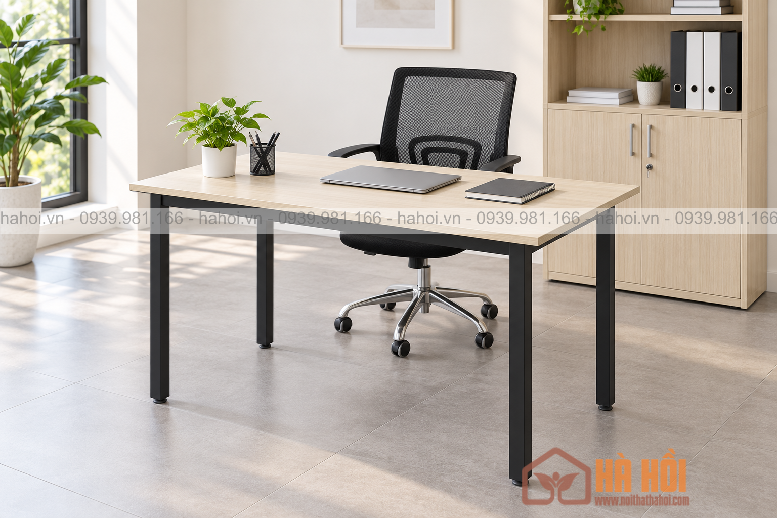 Bàn nhân viên chân sắt 1m2 BVP03 - Ảnh 3