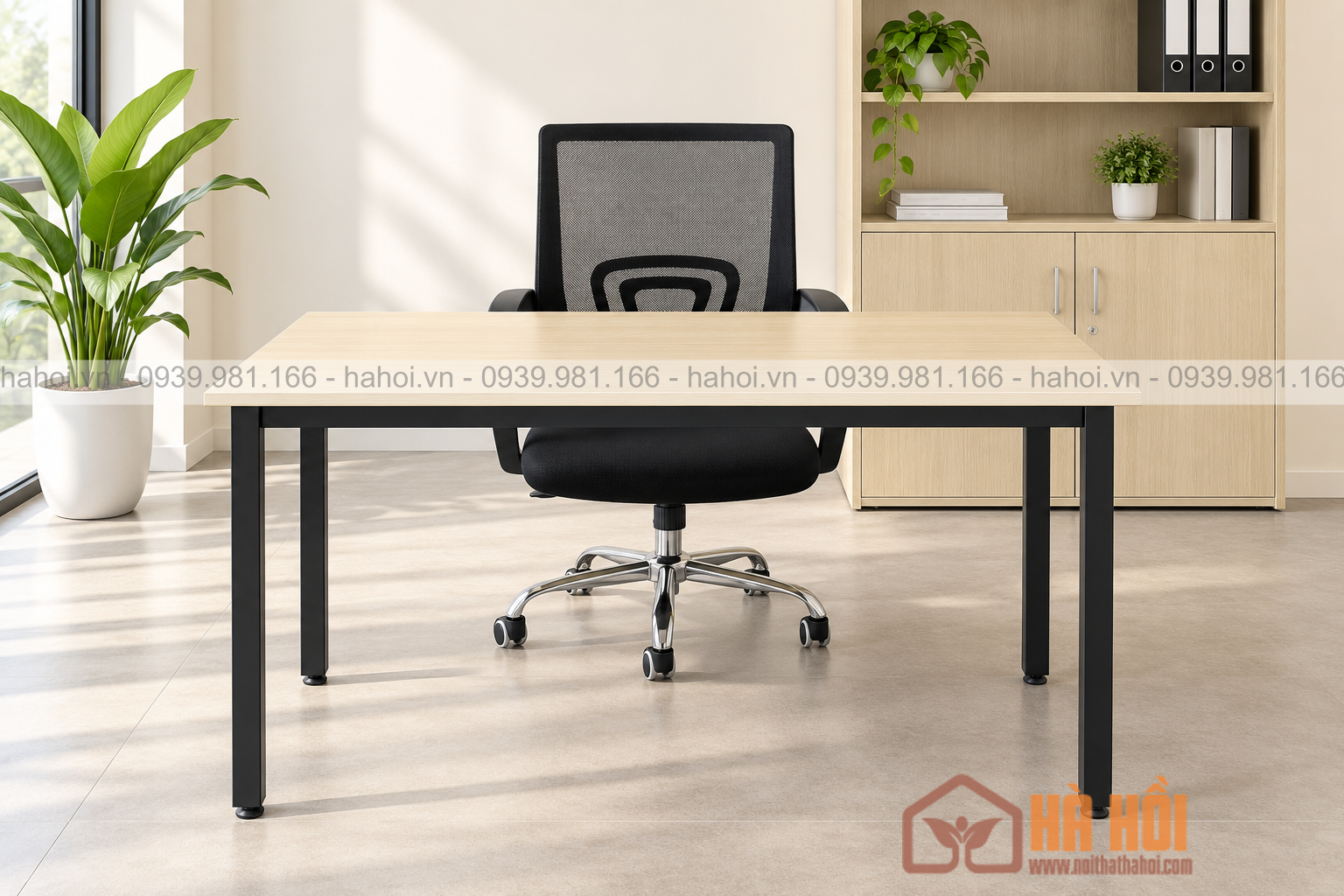 Bàn nhân viên chân sắt 1m2 BVP03 - Ảnh 2