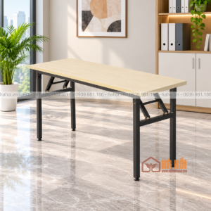 Bàn làm việc chân sắt gấp gọn 1m2 BVP23D