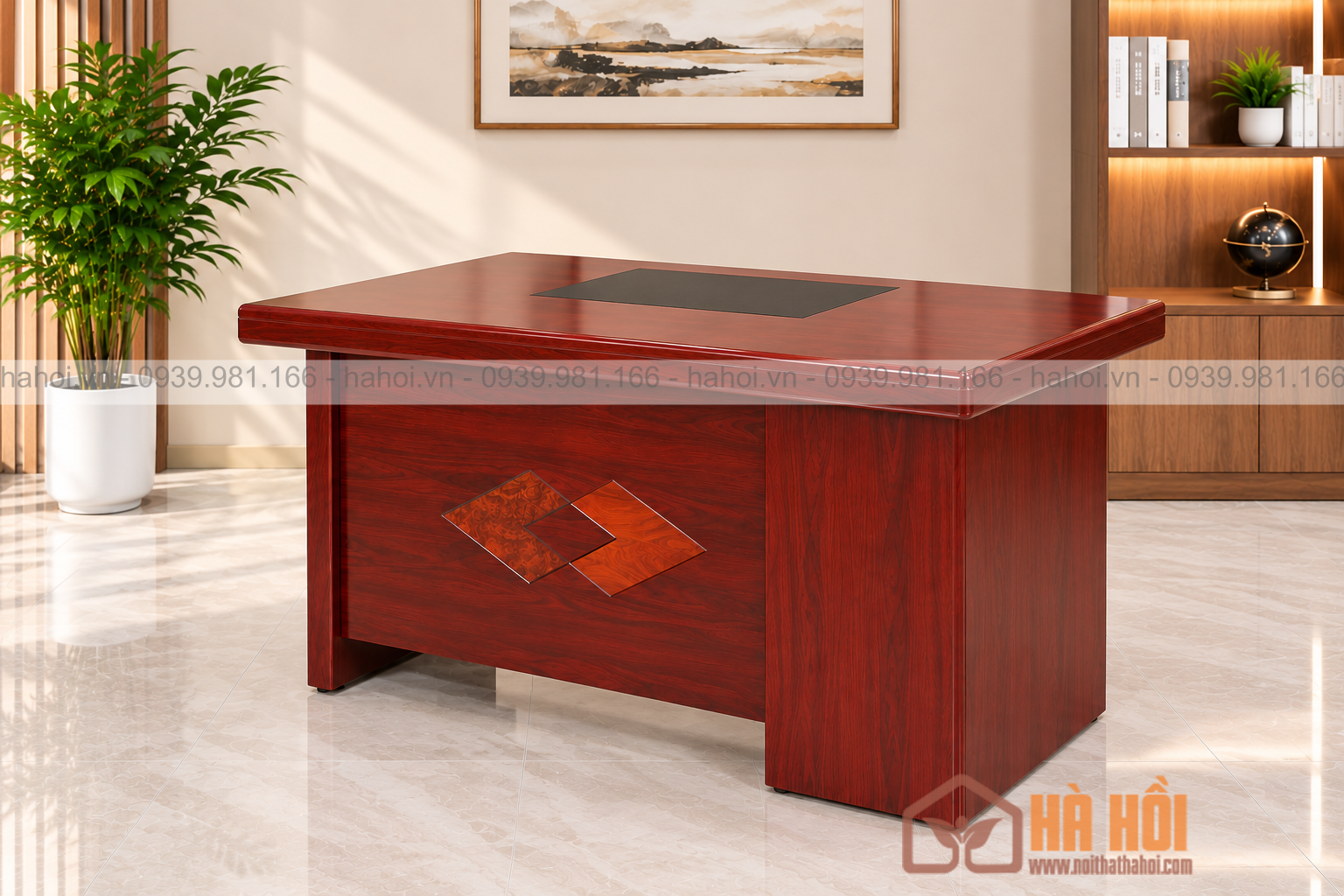 Bàn trưởng phòng 1m2 có hộc BLĐ1 - Ảnh 3