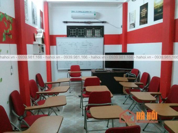 Ghế Liền Bàn Chân Sơn màu đỏ GLB-01Đ - Ảnh 5