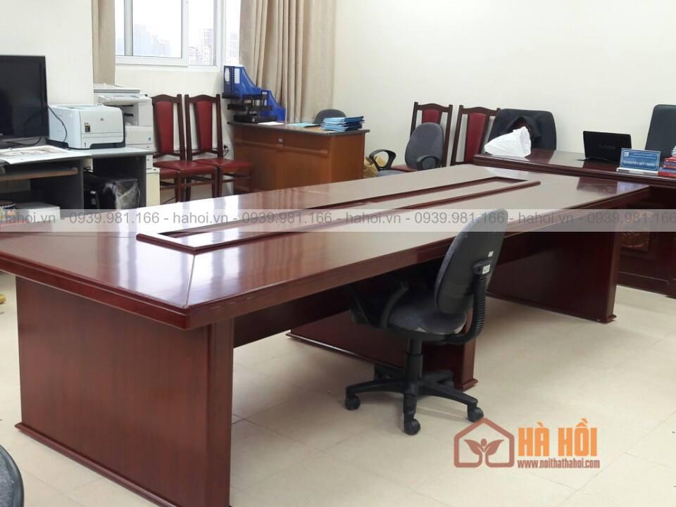 Bàn họp nâu 3m5 BHN6