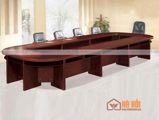 Bàn họp nâu cao cấp 4m BHN8