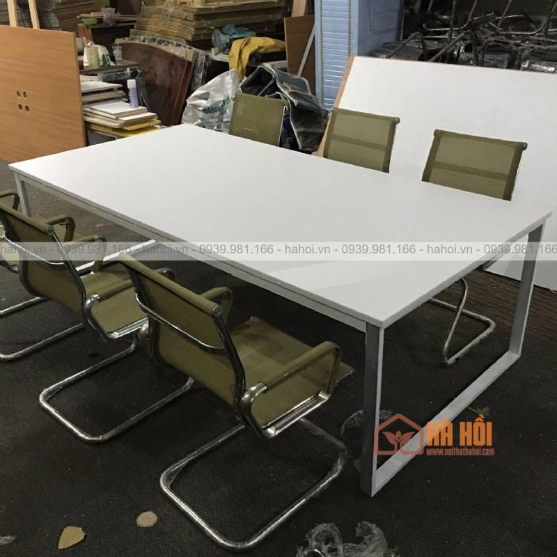 Bàn họp chân sắt 2m BHS3 - Ảnh 4