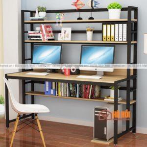 Bàn làm việc liền giá sách BLG06