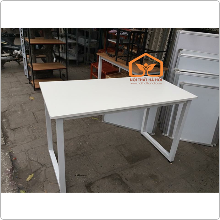 Bàn nhân viên chân sắt trắng 1m2 BVP07T - Ảnh 2