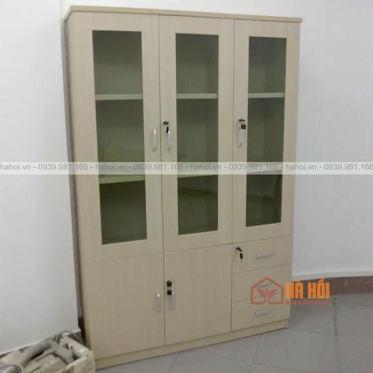 Tủ tài liệu 3 cánh kính TVP15 - Ảnh 2