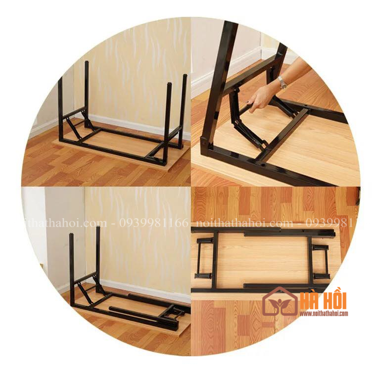 Bàn gấp chân sắt 1m2 BVP23Đ - Ảnh 3