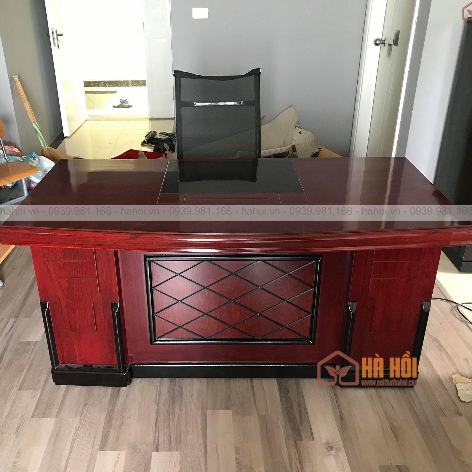 Bàn giám đốc không hộc 1m6 BLĐ6 - Ảnh 2